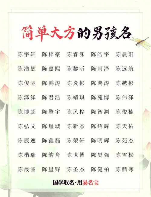 男孩取名陈诺有什么寓意和讲究？