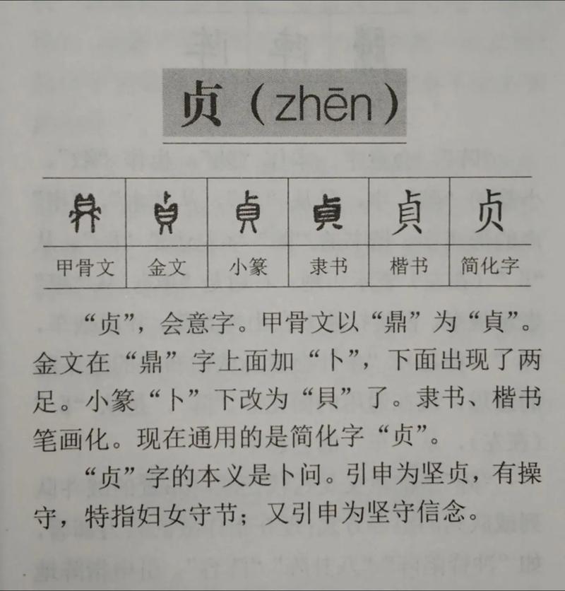 贞字五行属性是什么？取名时贞字有哪些寓意？