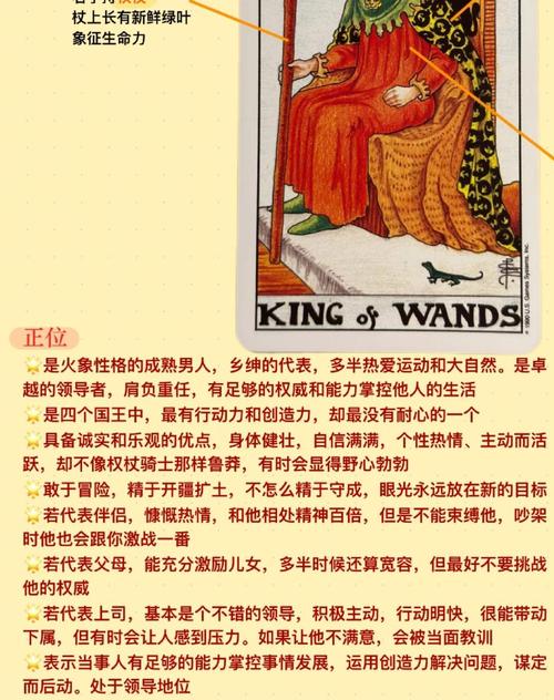 权杖国王正位在爱情中代表什么逆位又意味着未来的何种可能？