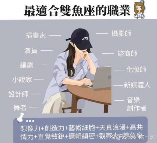 双鱼男适合从事哪些类型的工作？
