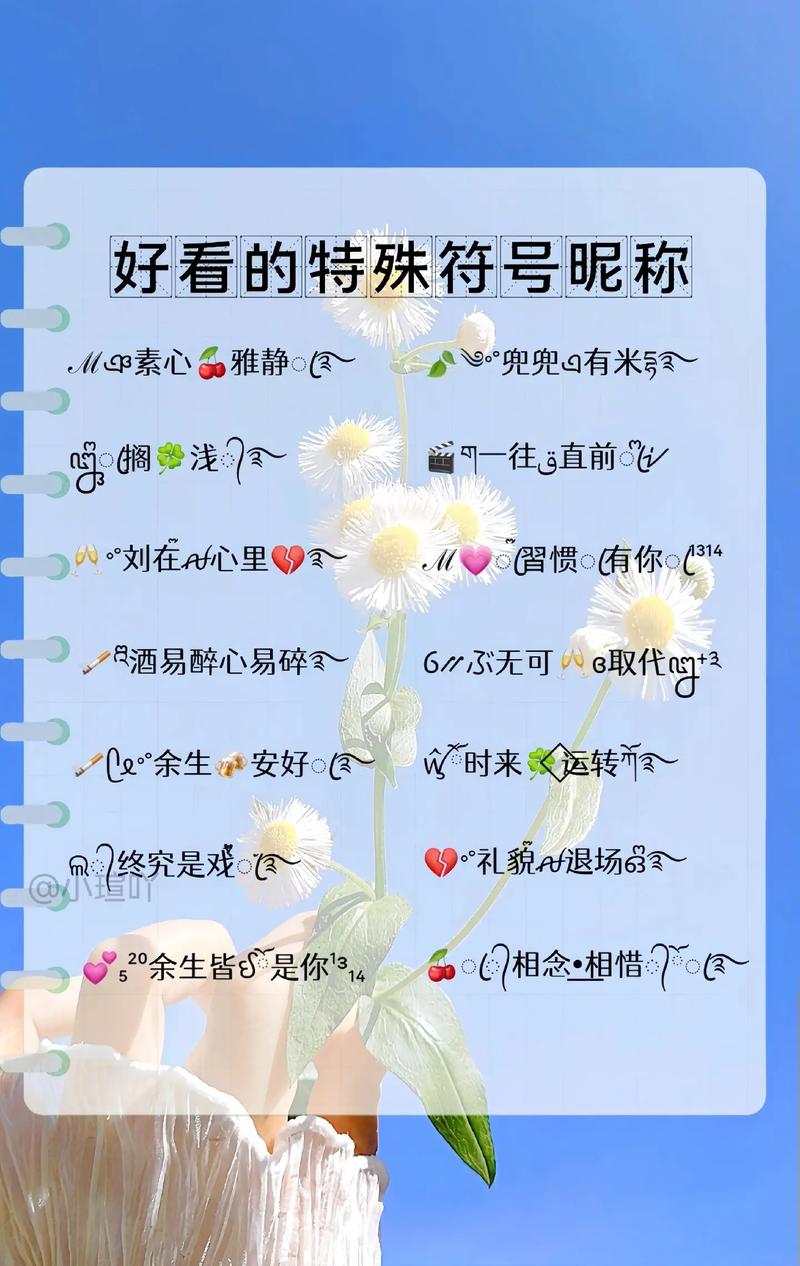 超流行的忒别昵称，是不是你的独特标识？