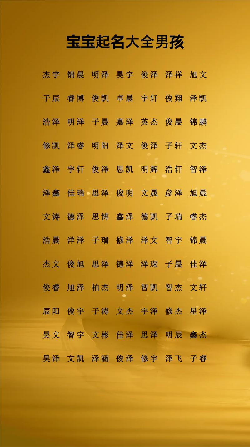 2026年如何给男孩子起一个既时尚又好记的名字？