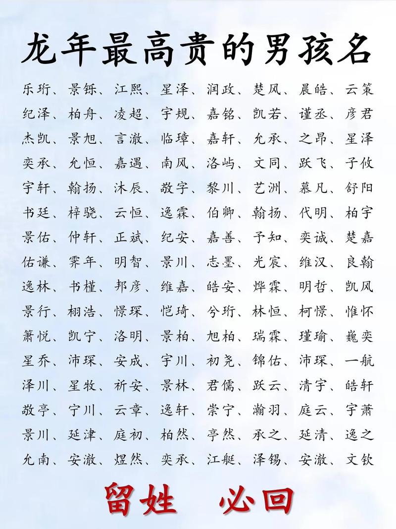 纳兰词中那些悦耳的男孩名字，有没有什么特别的寓意或故事？