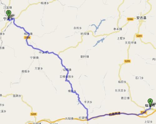 一、延安周边城区距离概览