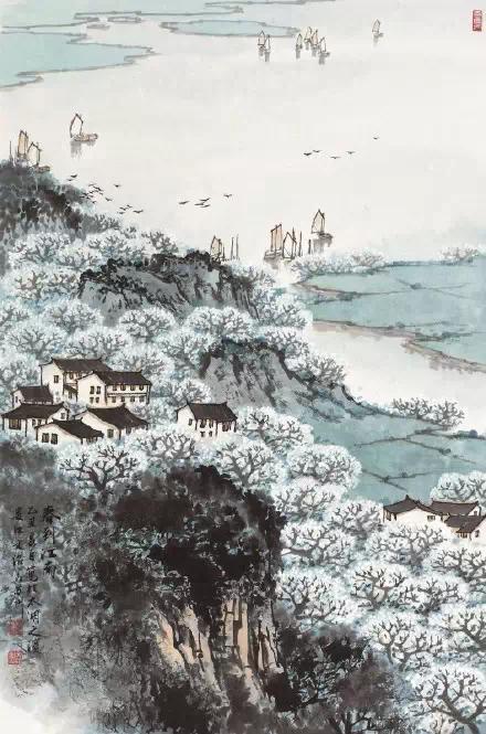 汉水之畔， 诗意盎然的风景