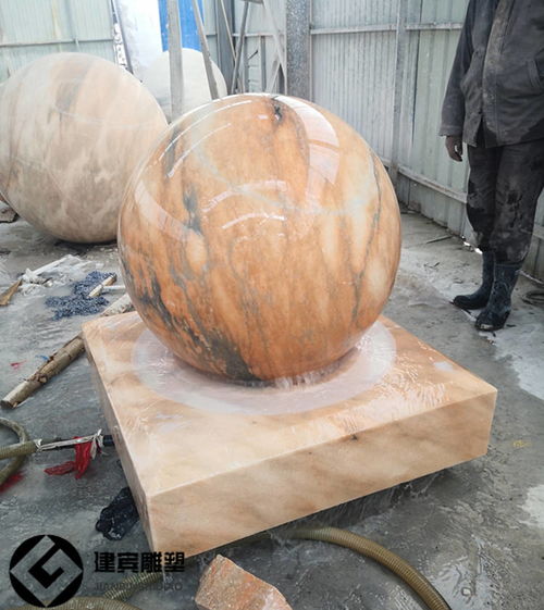 石雕风水球喷泉安装,石雕风水球喷泉安装
