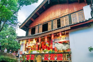 丽江古城的夜与日