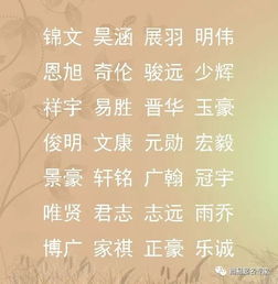 正确的起名方法