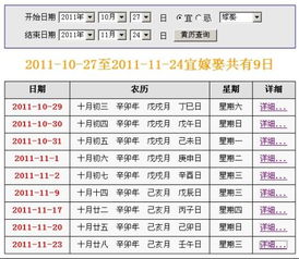 10月份哪一天是最佳的结婚吉日？