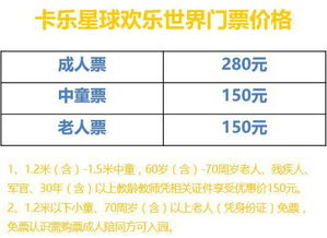门票市场价格：敲黑板划沉重点