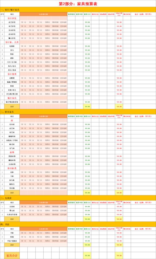吉日表格