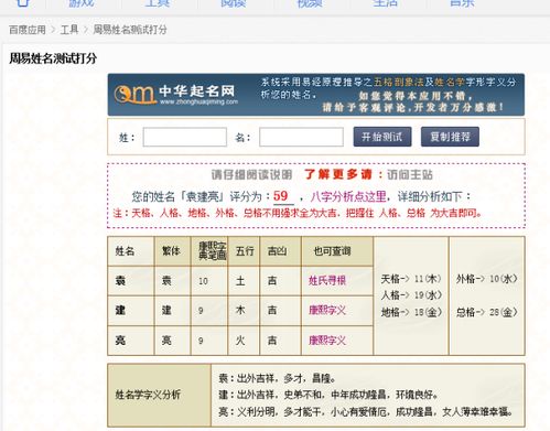 1518姓名测试的原理