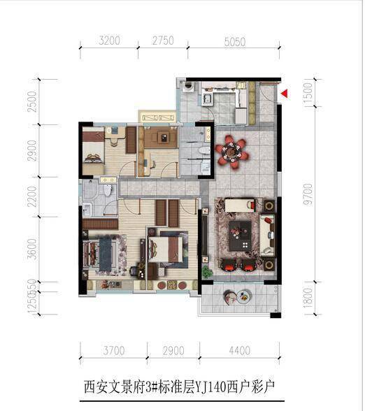 四室两厅两卫户型风水,四室两厅两卫户型风水