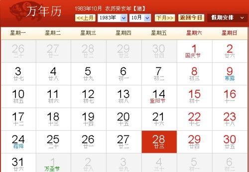 关于一九八三年十二月二十九日出生者的年龄与命理杂谈