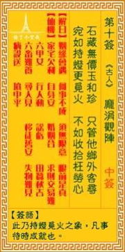 请问观音灵签真的有求必应吗？能否改写为长尾？