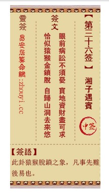 观音灵签第三十六签和五十七首，能否详细解读这两签的含义和故事？