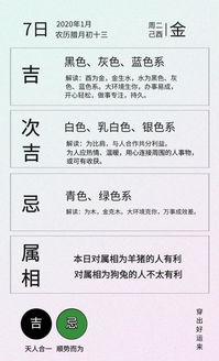 1月7日五行穿衣搭配有什么讲究？