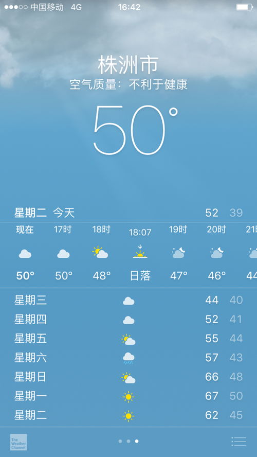 a) 天气信息获取新思路：