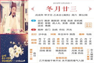 12月29日黄历属相和12月7日黄历生肖分别是什么？