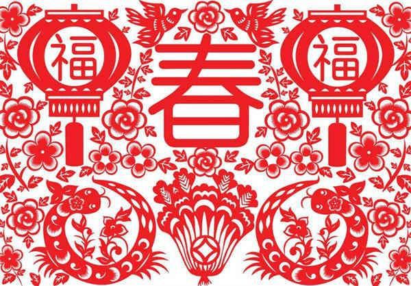 贴春联：喜庆的涂鸦