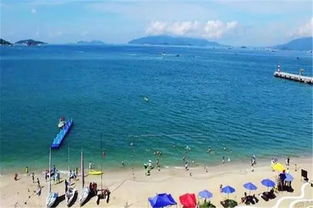 较场尾沙滩所谓的“鼓浪屿”