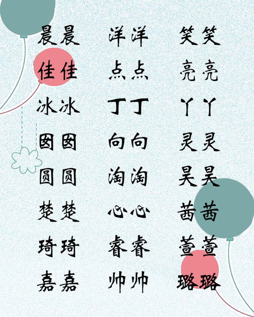 经典搭配：几个备受推崇的名字方案