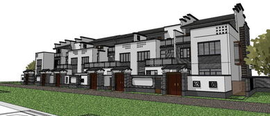 中式徽派风格别墅,中式徽派建筑风格别墅