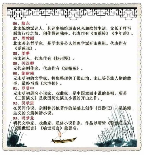 文学常识与语文知识较大全