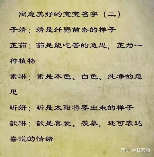 二、 含义寓意——让名字成为一种力量源泉