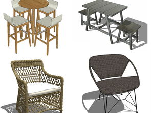 塑料凳子的摆放玄学：乱就是美，美就是乱