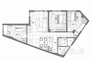 住宅凹凸不方正房型,户型不方正风水