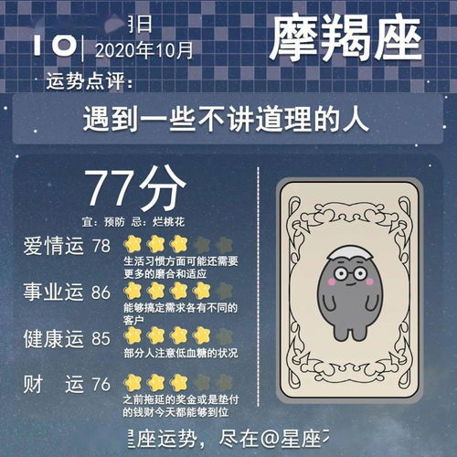 2020年10月十二星座运势如何?