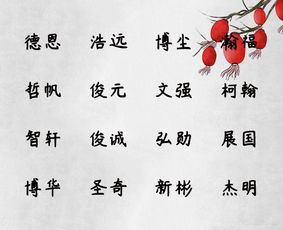 常用的取名方法与技巧