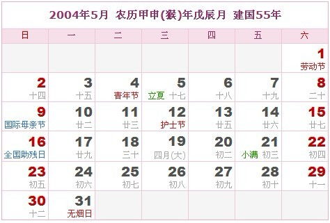 2004年生肖是什么，2004年生肖表具体含义是什么？