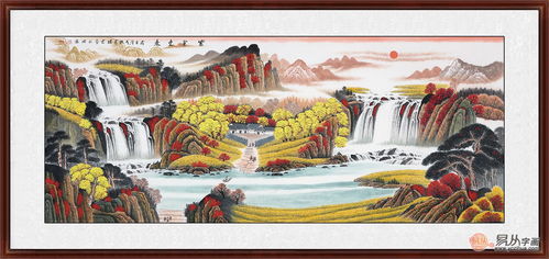 聚宝盆山水画：这哪里是画，这简直就是个银行！