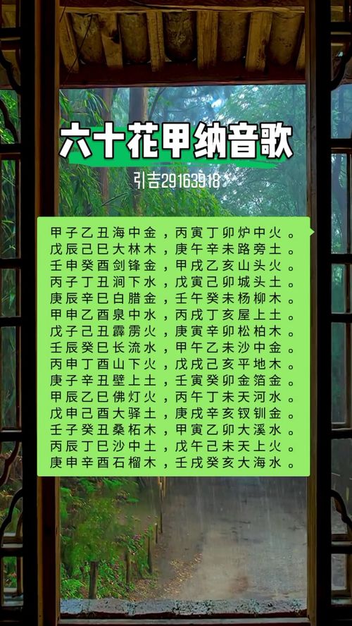 六十甲子纳音五行属什么，六十甲子纳音五行表全解具体含义是什么？