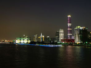 下午：漫步珠江， 夜幕下的广州