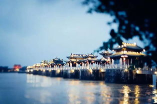 夜游湘子桥， 别有一番风味