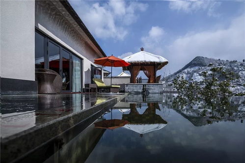 宁乡沩山温泉沩山温泉座落在千手千眼观音佛像的莲花座畔建筑与