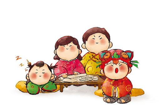 除夕夜传统习俗，团圆守岁过大年