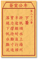 东林大佛第81签解签，能否详细解释东林灵签八十三的含义？