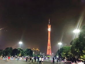 金秋广州，夜色如画