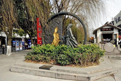 b) 古迹区——连绵不断的历史持续发展脉络