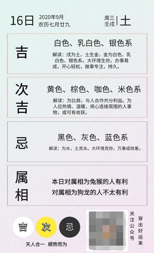 1月16日2025年五行穿衣指南如何搭配？