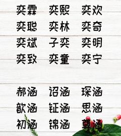 取名时需要注意的点