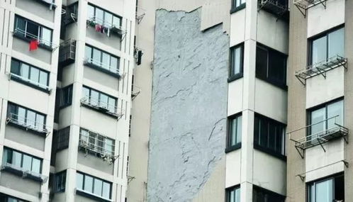 外墙皮掉了,外墙皮脱落暗示风水好