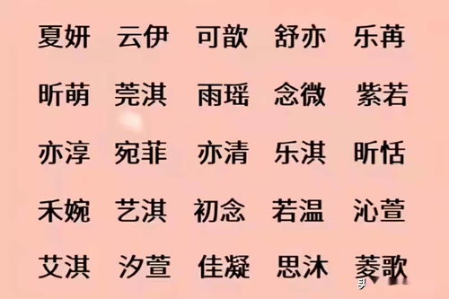 二、谢姓女孩取名宜用字——“光明”“柔柔软”的双沉重调味剂。