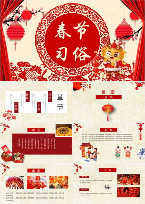 春节习俗千年韵，团圆喜庆过大年