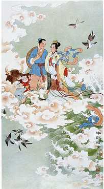 浪漫鹊桥会，巧手织情缘，牛郎织女梦，月下许心愿