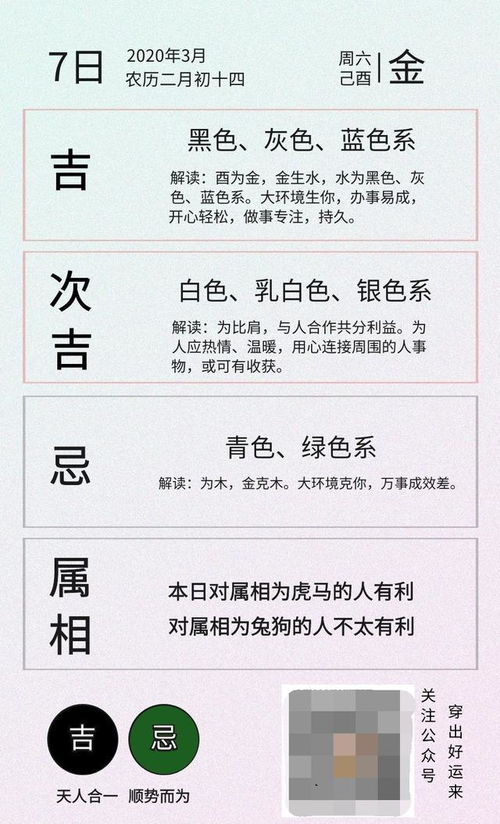 1月6日五行穿衣属性是什么？